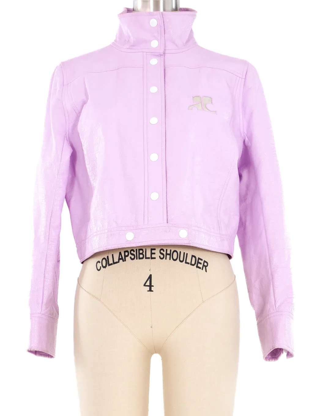 Courreges Lavender Vinyl Jacket