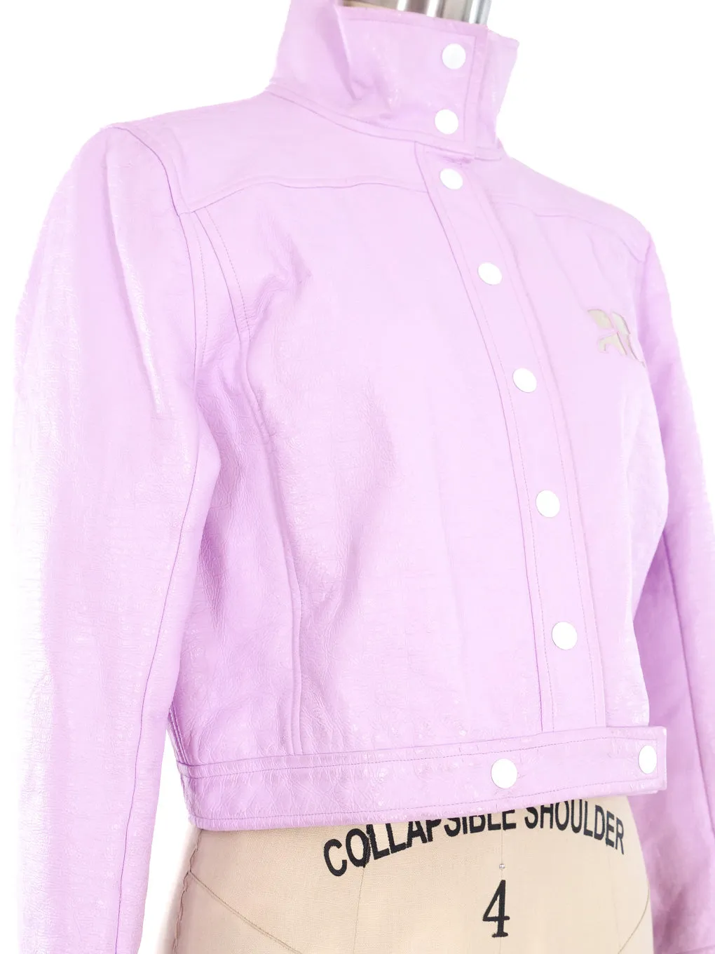 Courreges Lavender Vinyl Jacket