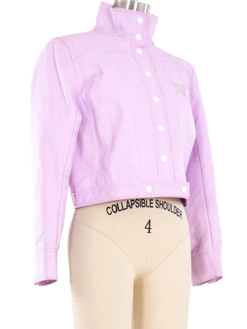 Courreges Lavender Vinyl Jacket