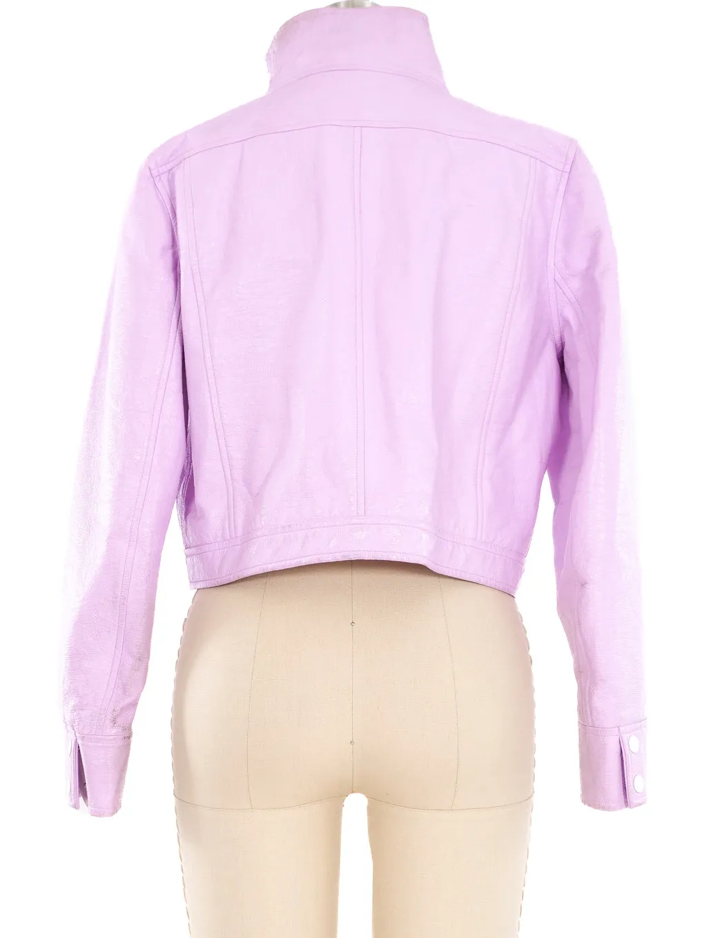 Courreges Lavender Vinyl Jacket