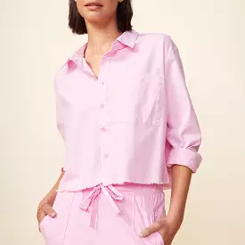 Cropped Poplin Shirt