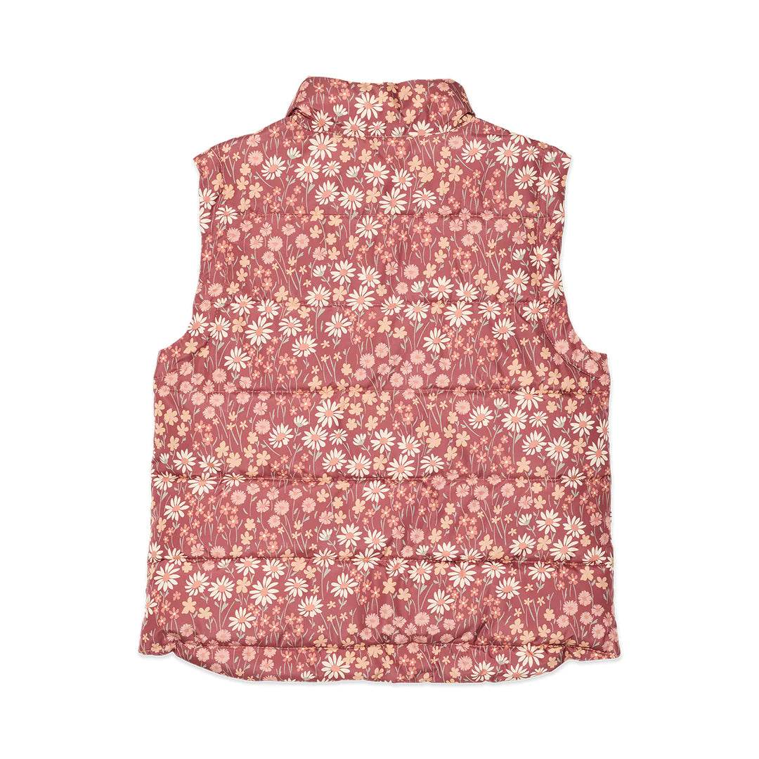 Crywolf Reversible Vest - Rosewood Floral