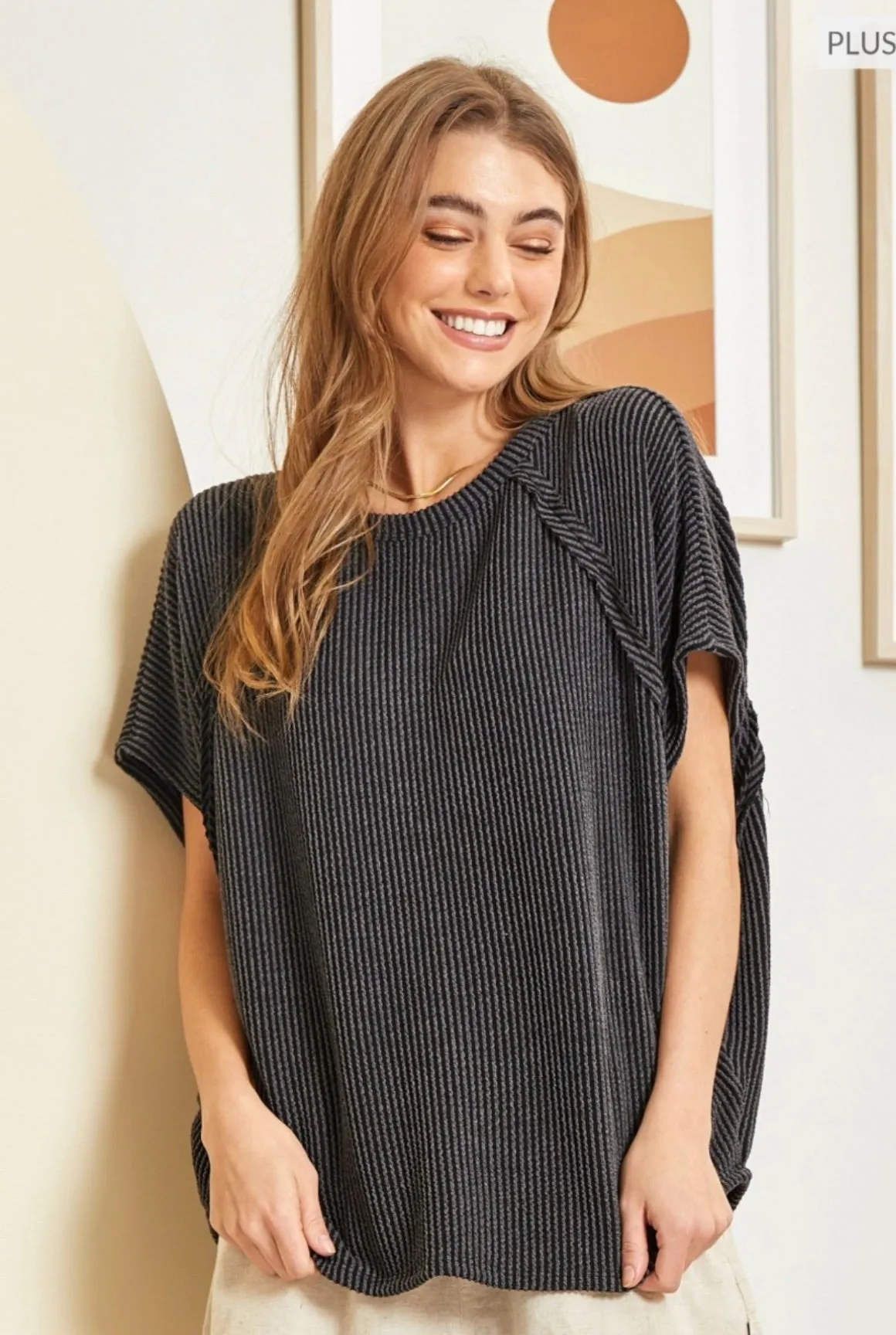 Curvy Girl Poncho Tunic