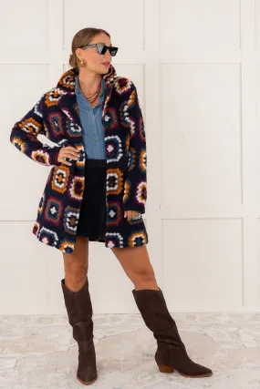 Dancing In The Rain Crochet Coat - SALE