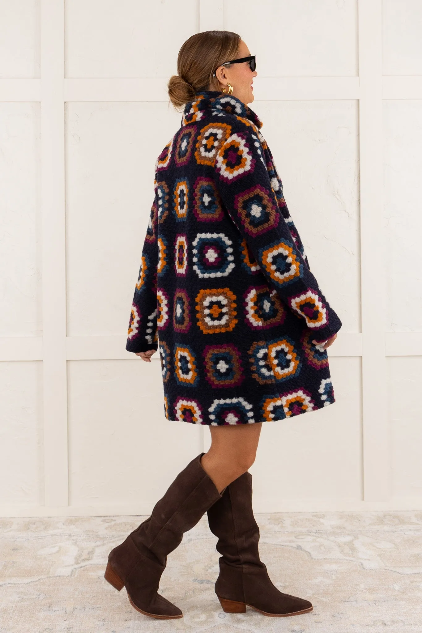 Dancing In The Rain Crochet Coat - SALE