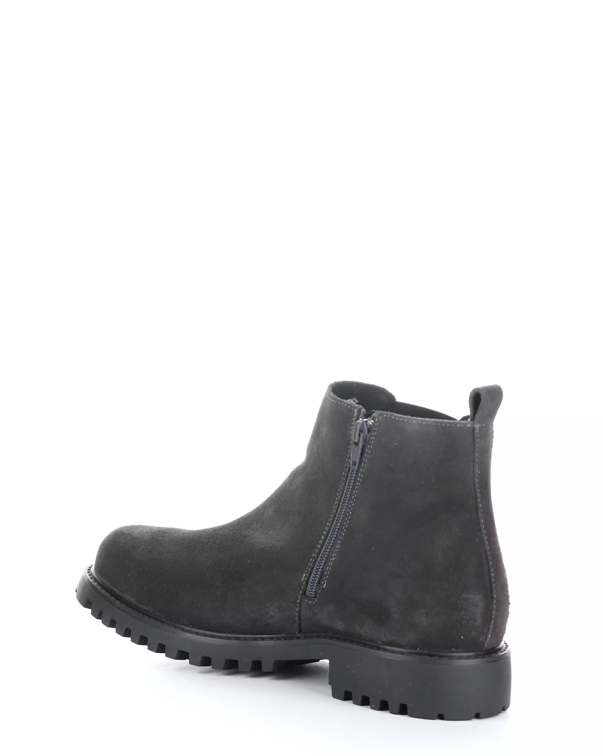 DAX GREY/BLACK Round Toe Boots