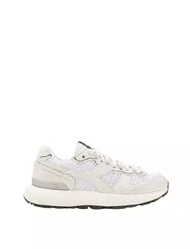 Diadora Women Kmaro 42 Suede Mesh Wax Trainers White / White / White