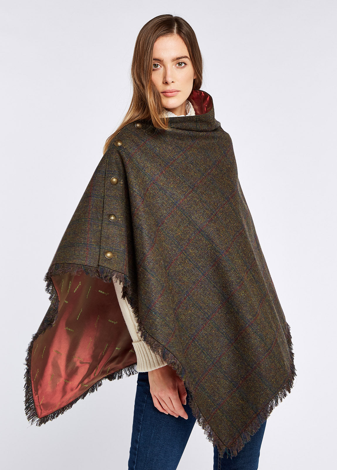 Dubarry Hazelwood Tweed Poncho