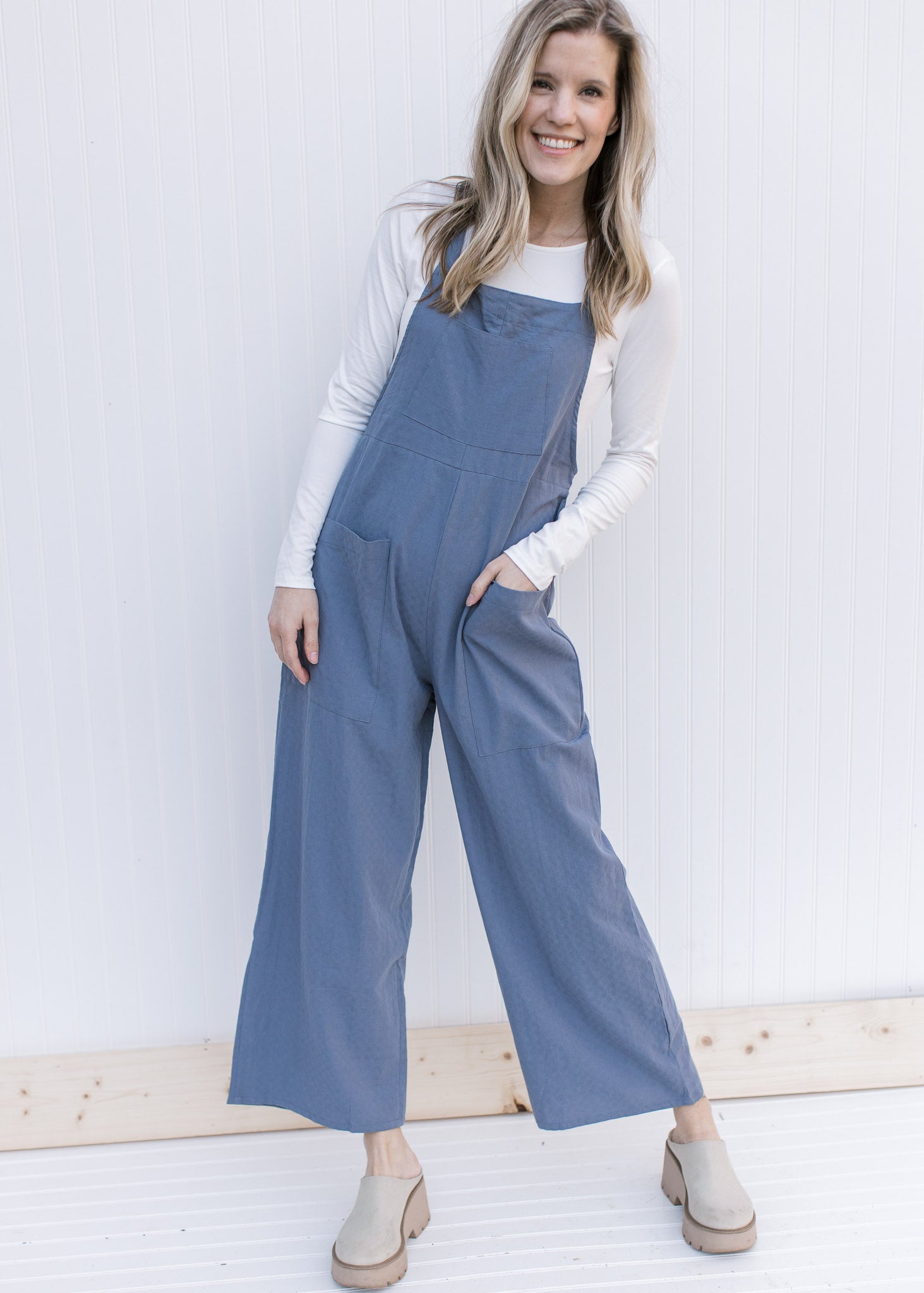 Dusty Blue Jumpsuit