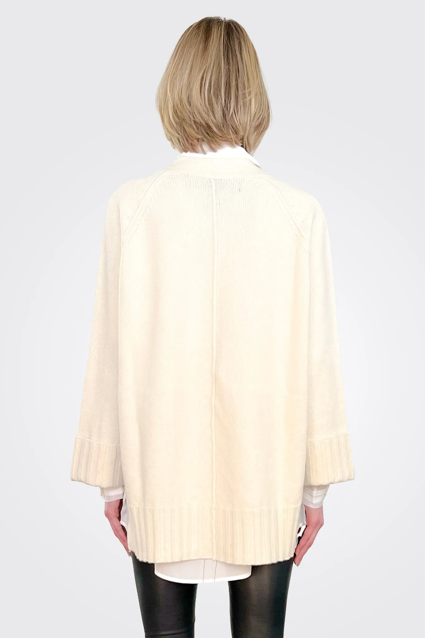 Eco Cashmere Cardigan - Off White