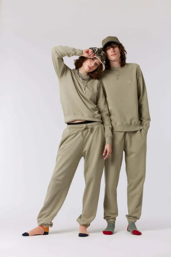 EVIE -  Organic Cotton Trackpants Clay