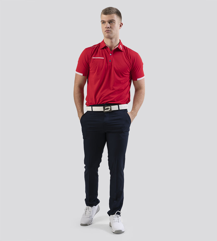 FASHION POCKET POLO - RED