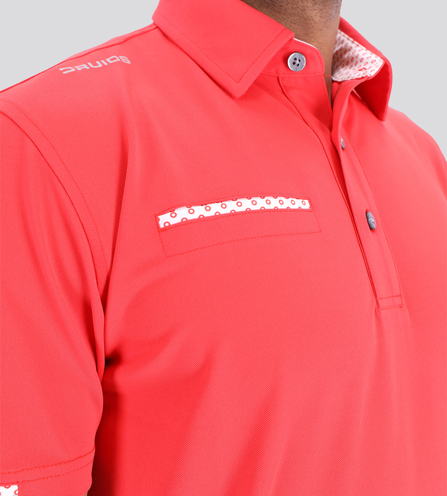 FASHION POCKET POLO - RED