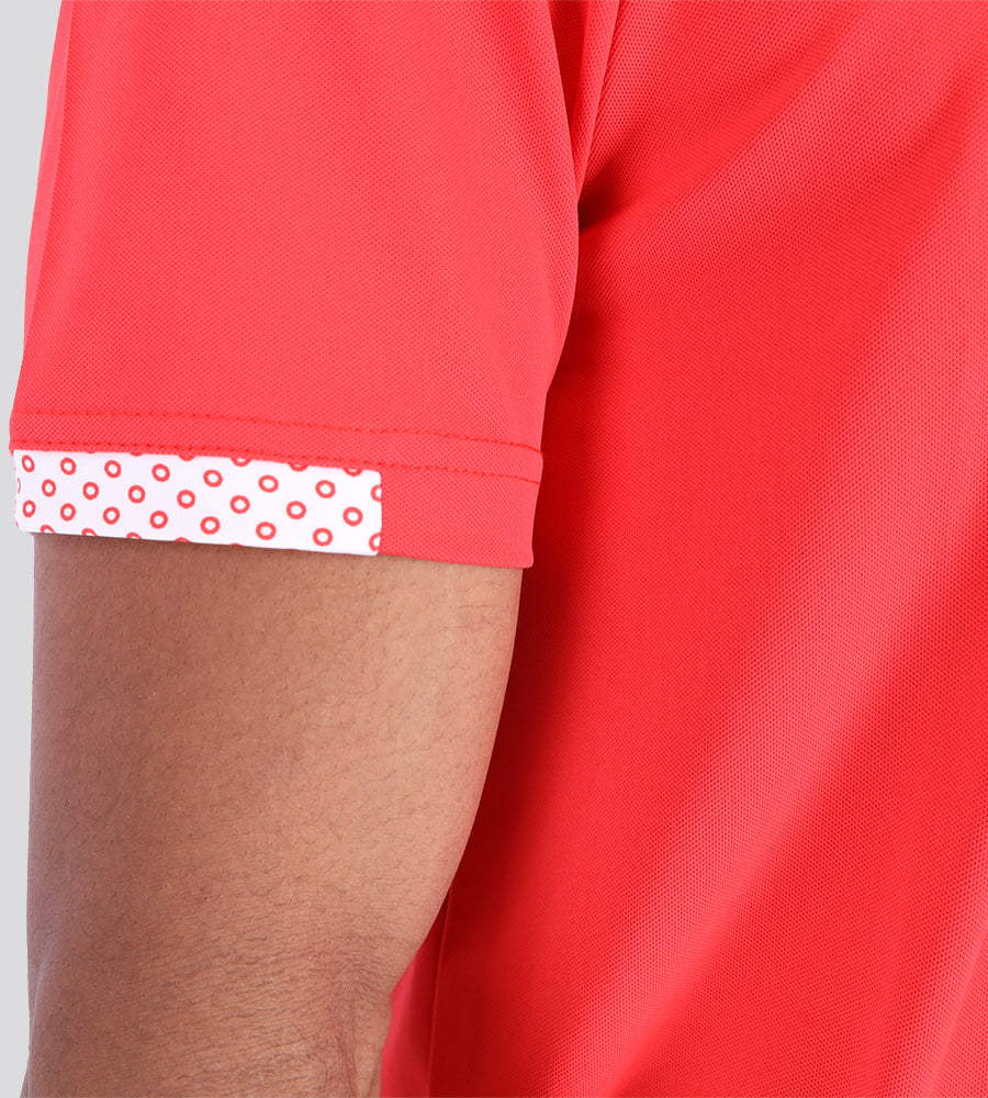 FASHION POCKET POLO - RED