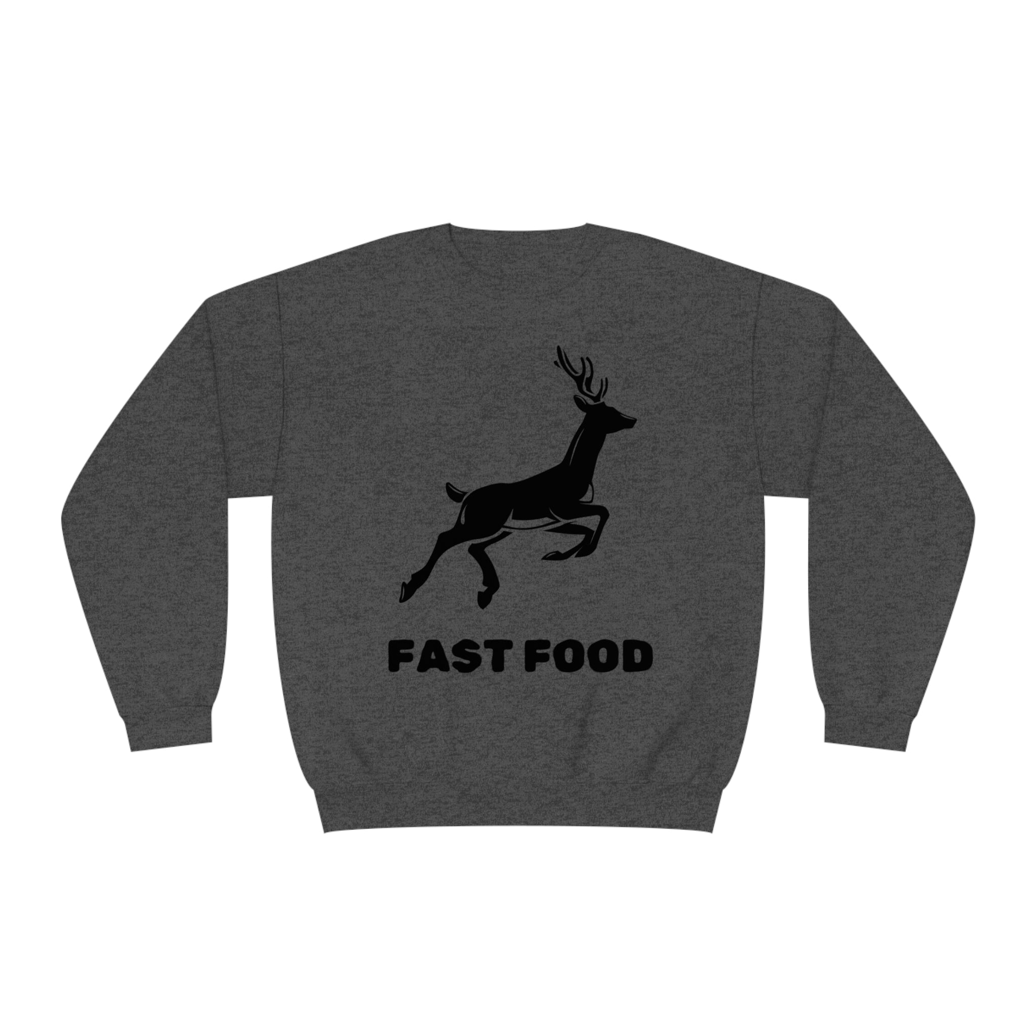 Fast Food - Unisex NuBlend Crewneck Hunting Sweatshirt