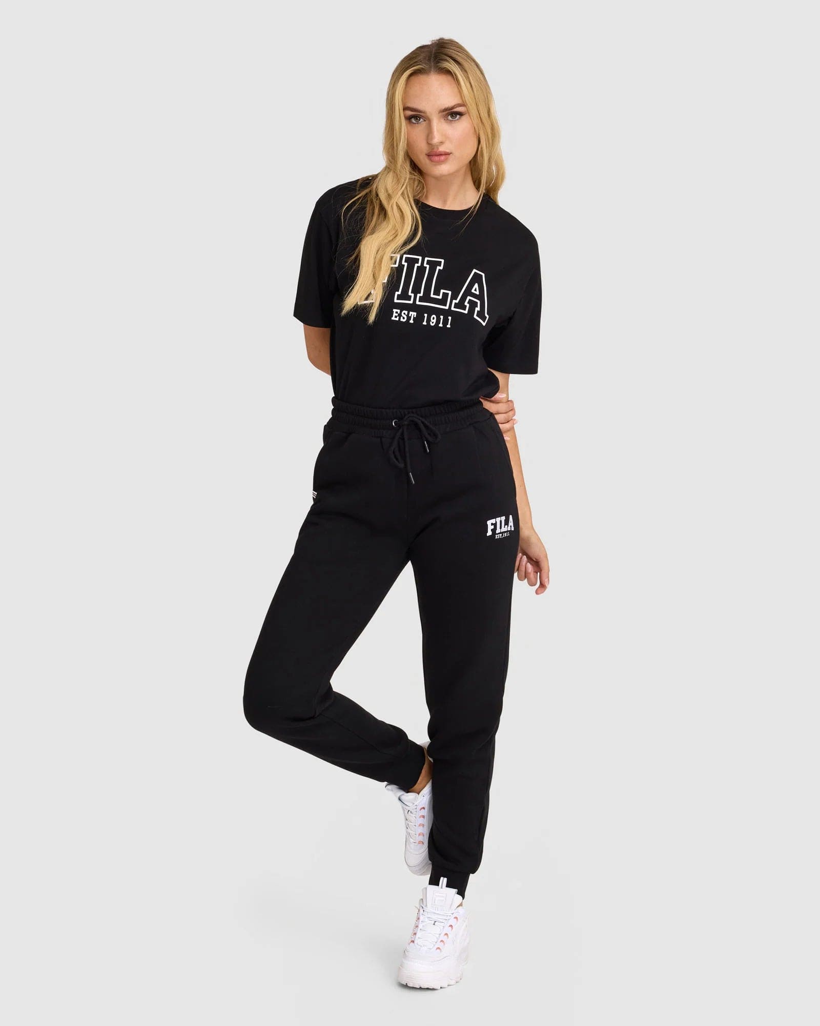 FILA UNISEX UC4.ZERO BLACK TRACKPANTS