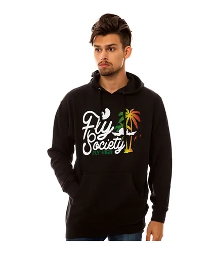 Fly Society Mens The Fly High Paradise Hoodie Sweatshirt