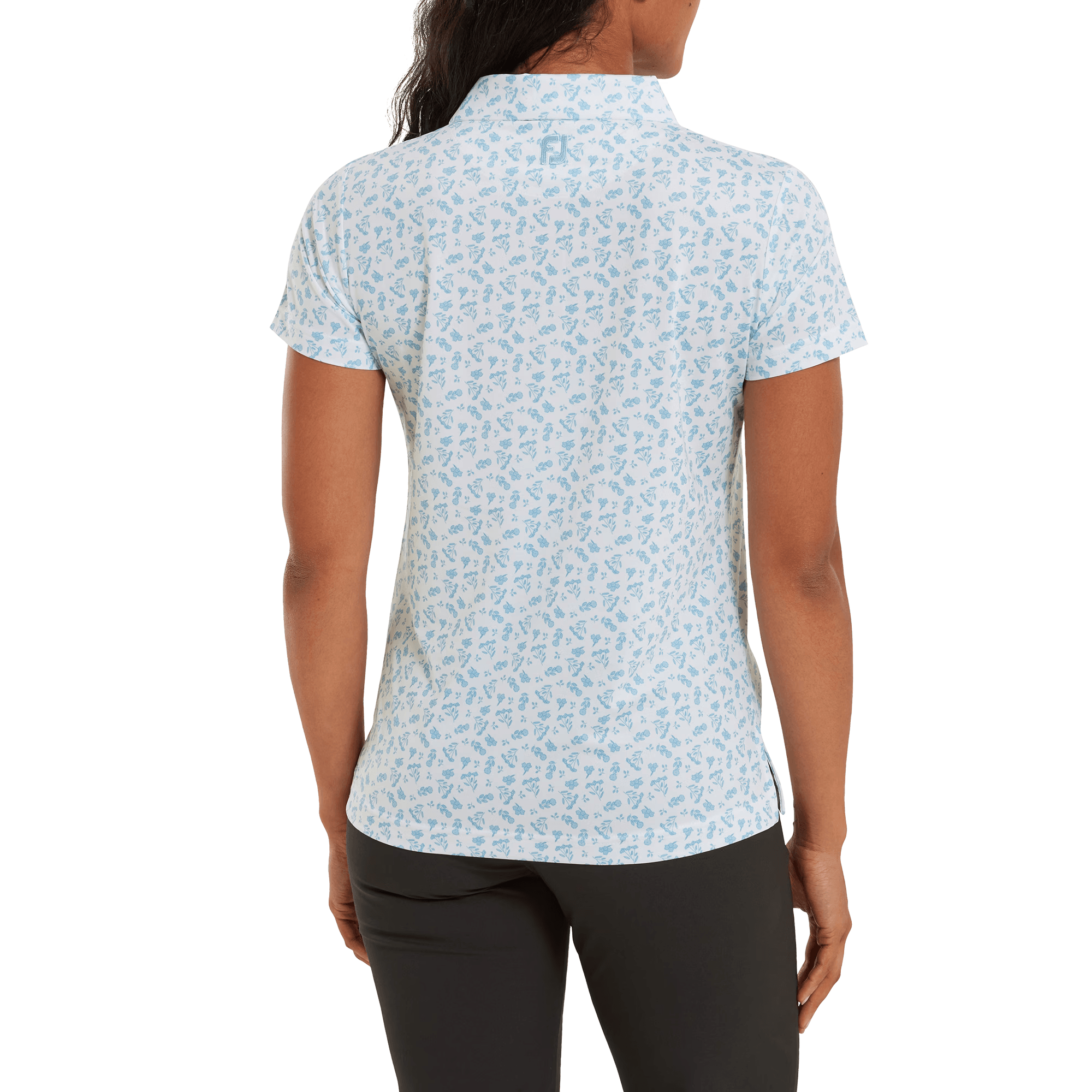 FootJoy Women's Floral Print Lisle Polo