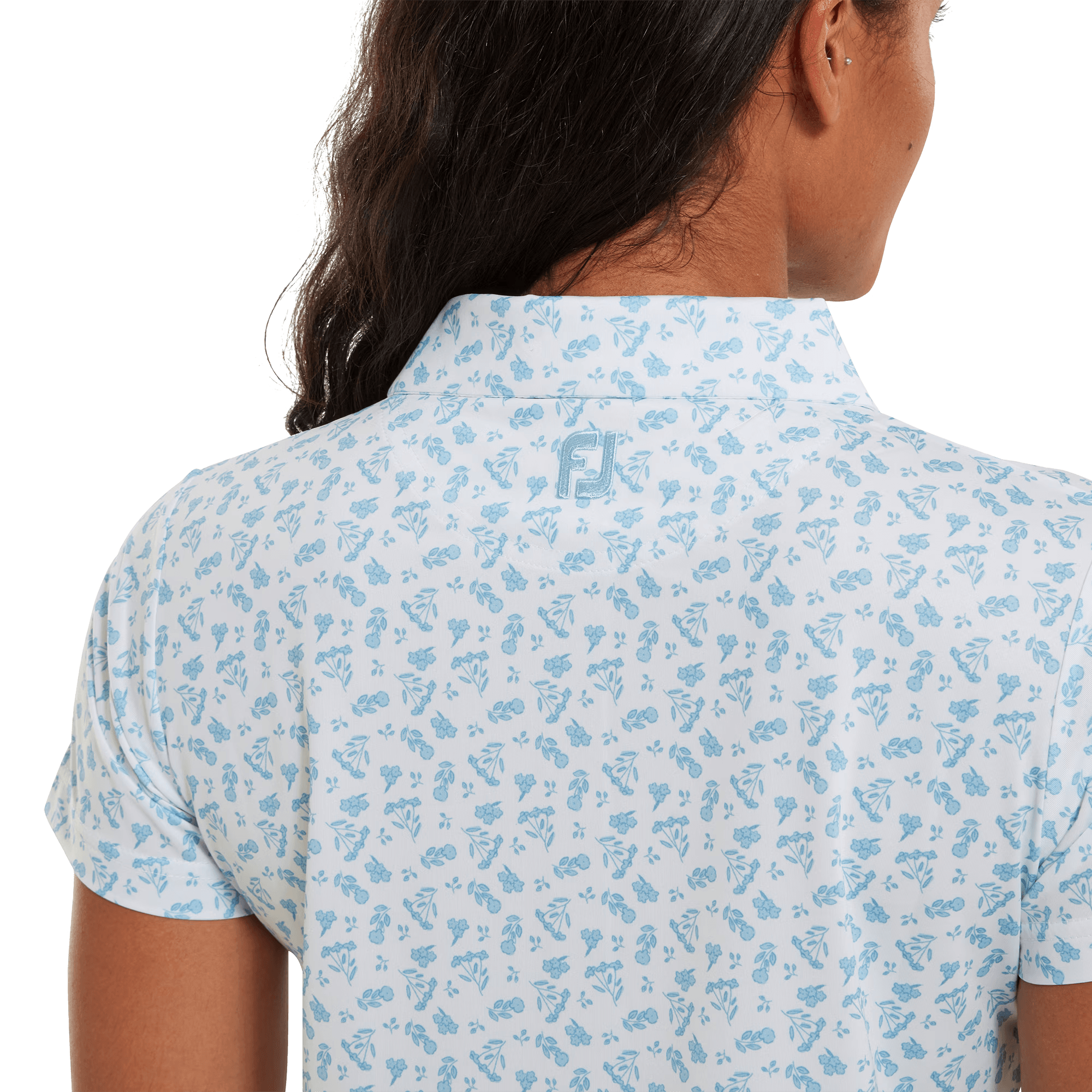 FootJoy Women's Floral Print Lisle Polo