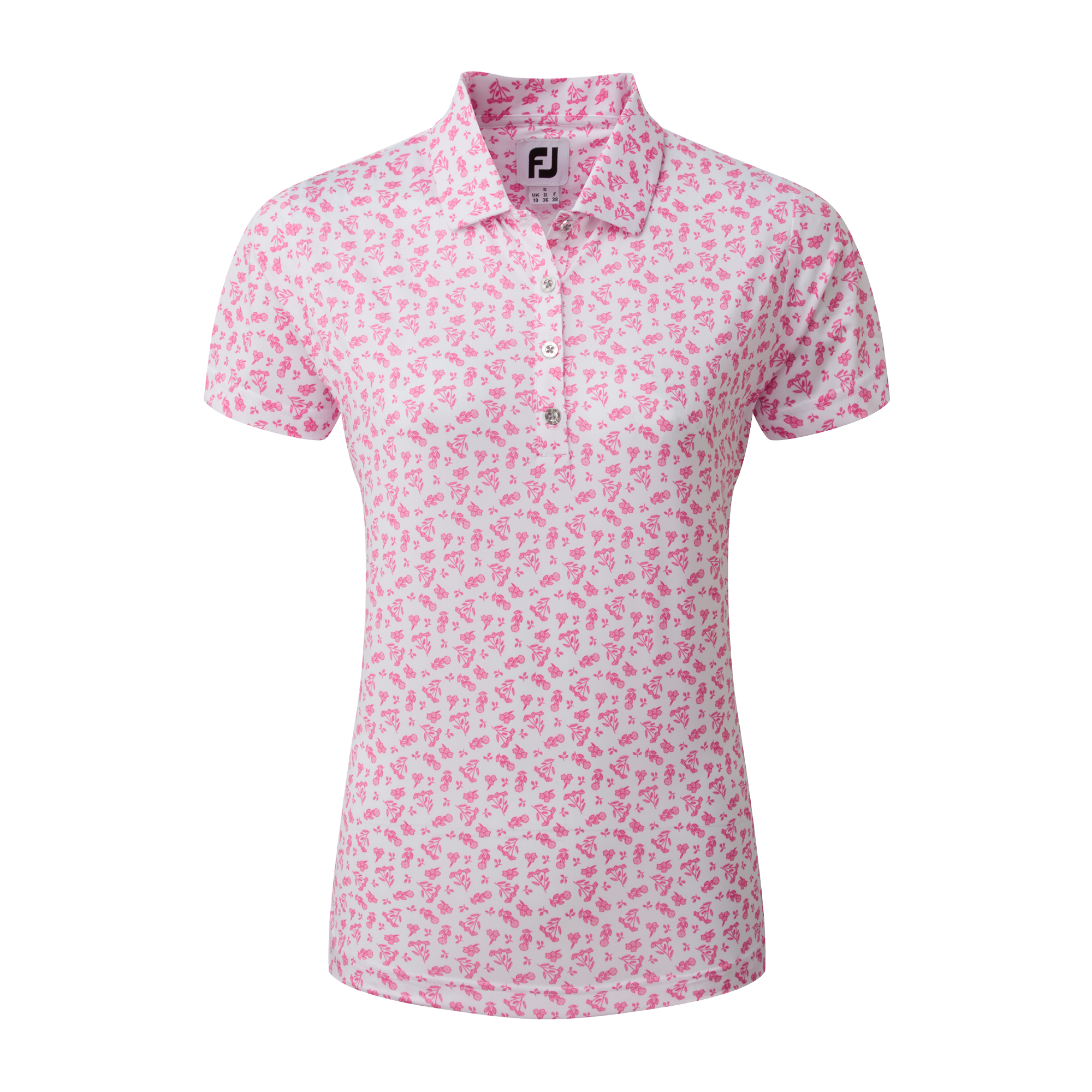 FootJoy Women's Floral Print Lisle Polo