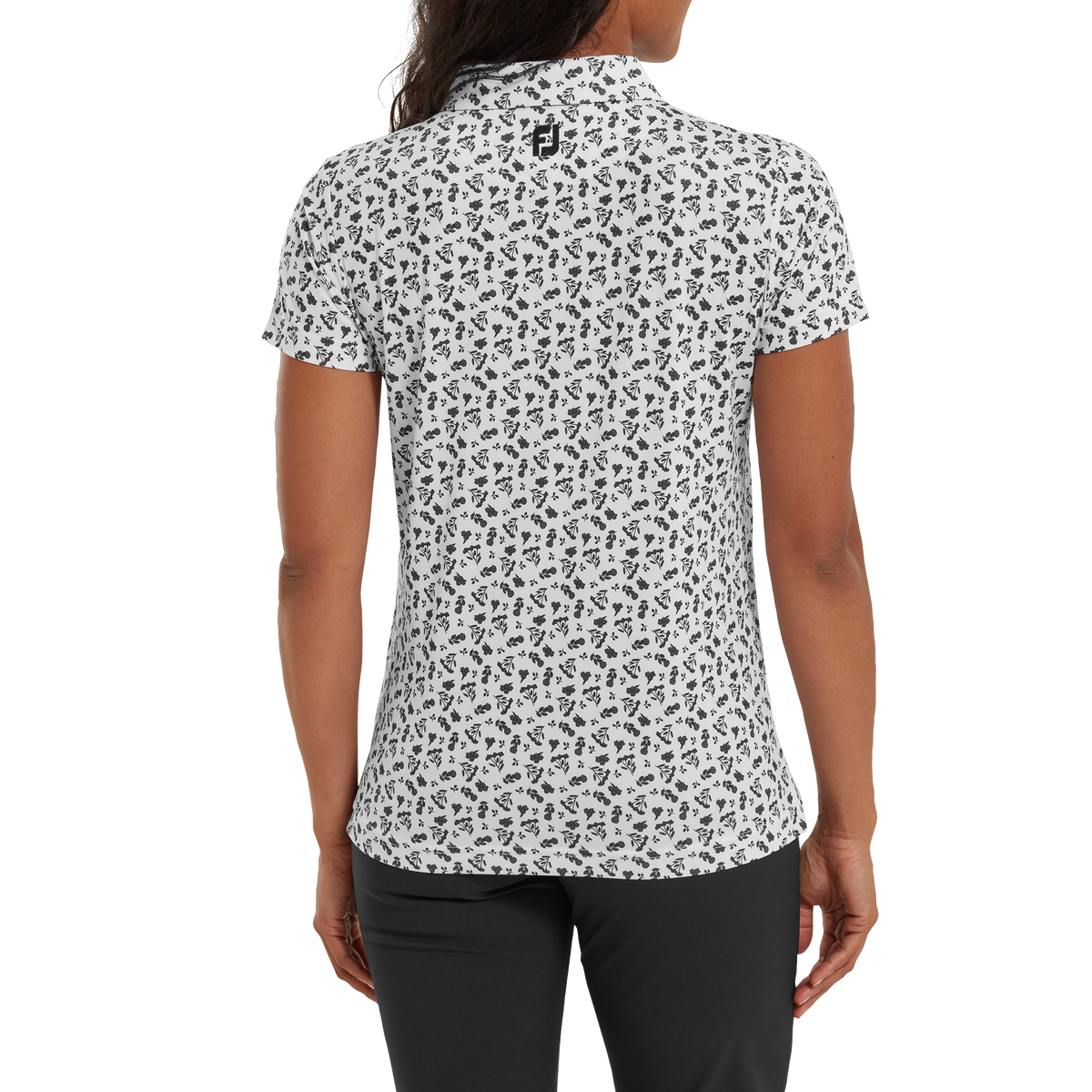 FootJoy Women's Floral Print Lisle Polo