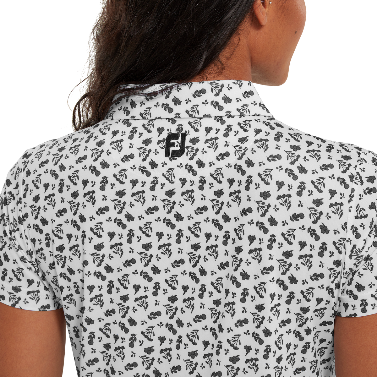 FootJoy Women's Floral Print Lisle Polo