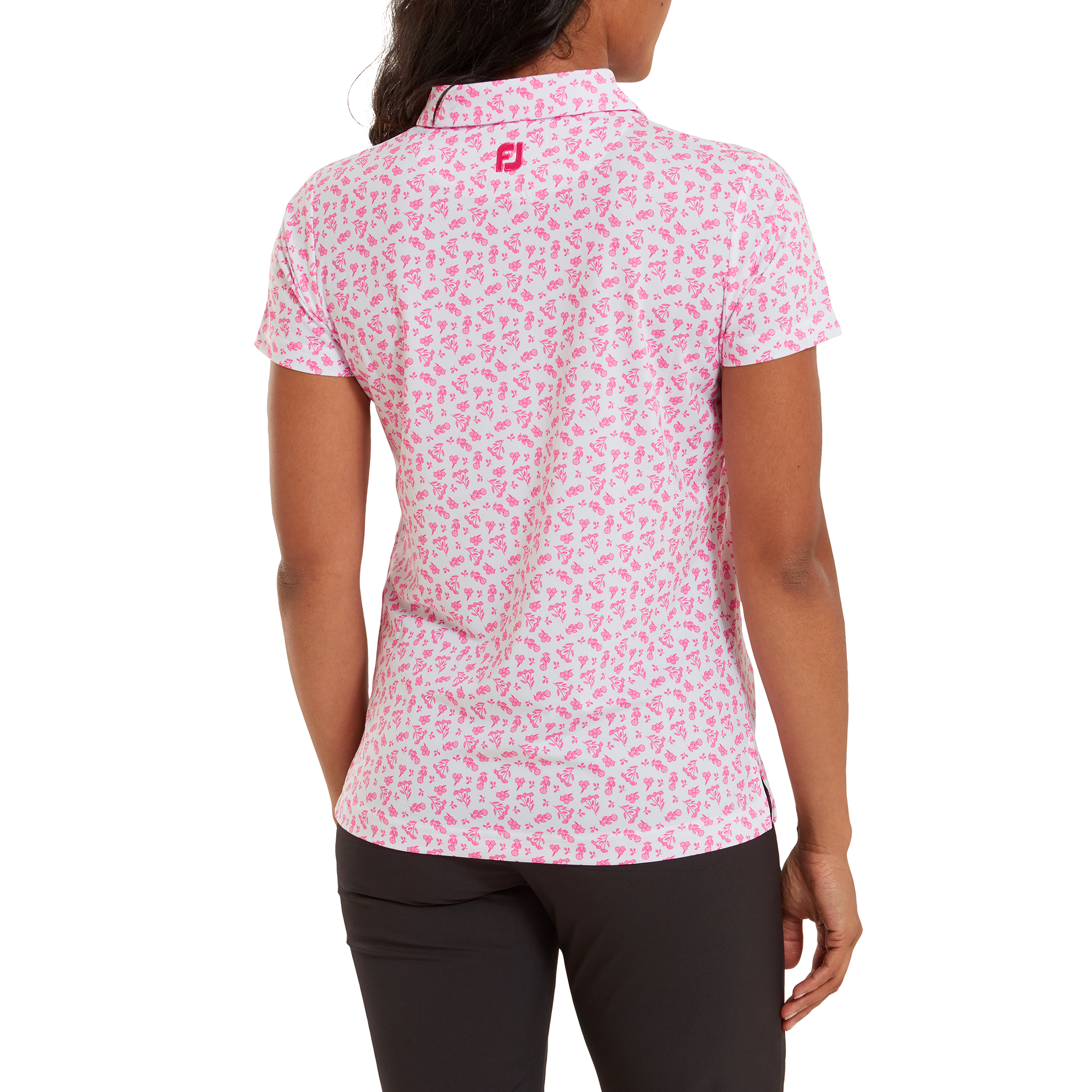 FootJoy Women's Floral Print Lisle Polo