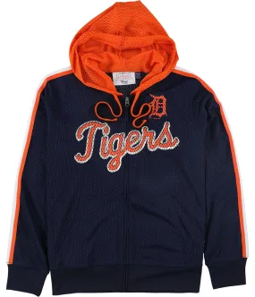 G-Iii Sports Womens Detroit Tigers Mesh Hoodie Sweatshirt