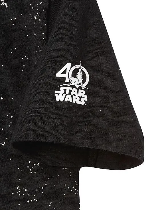 GAP Boys Black Star Wars™ Graphic Crew Tee