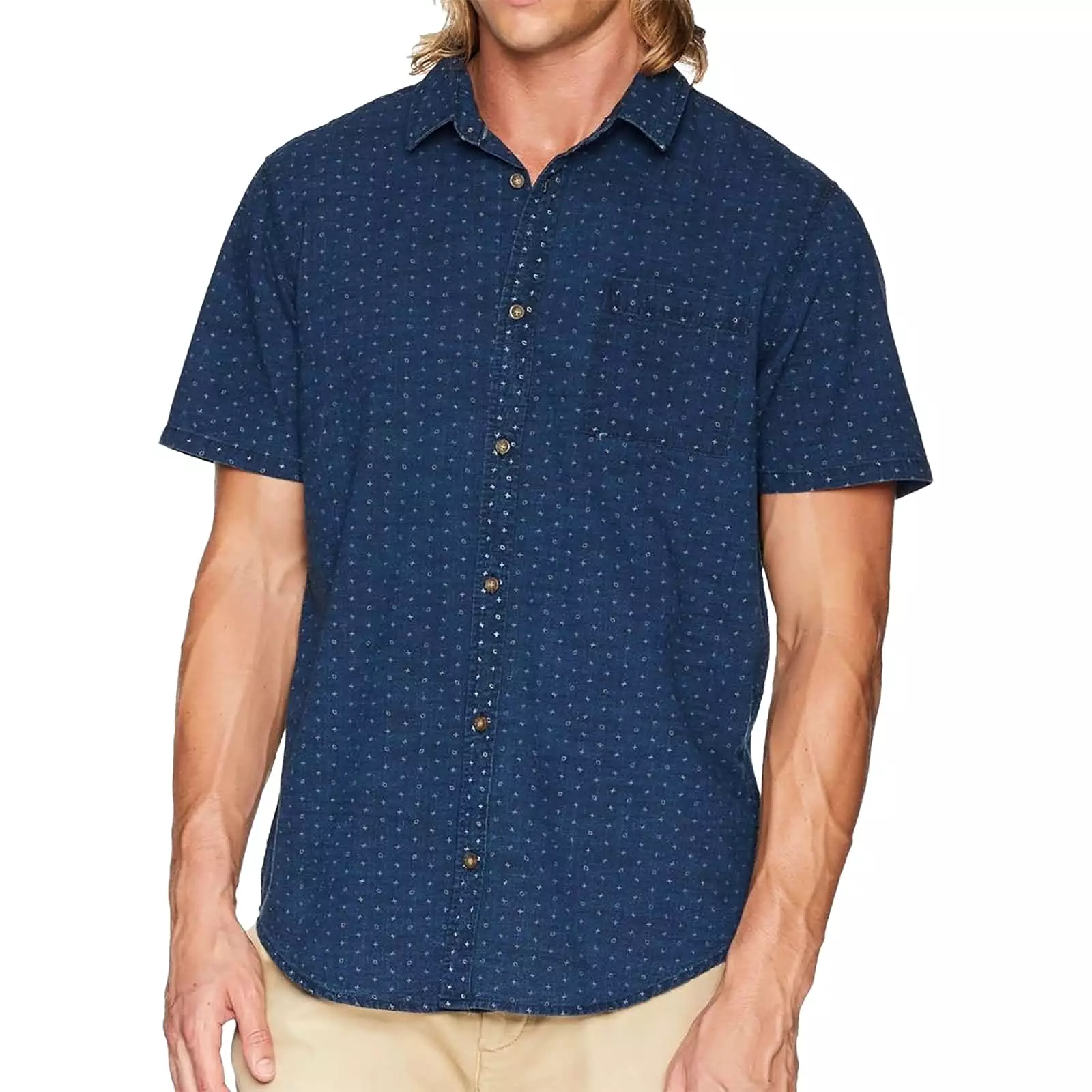 Globe Shallow Men's Button Up Short-Sleeve Shirts (Brand New)