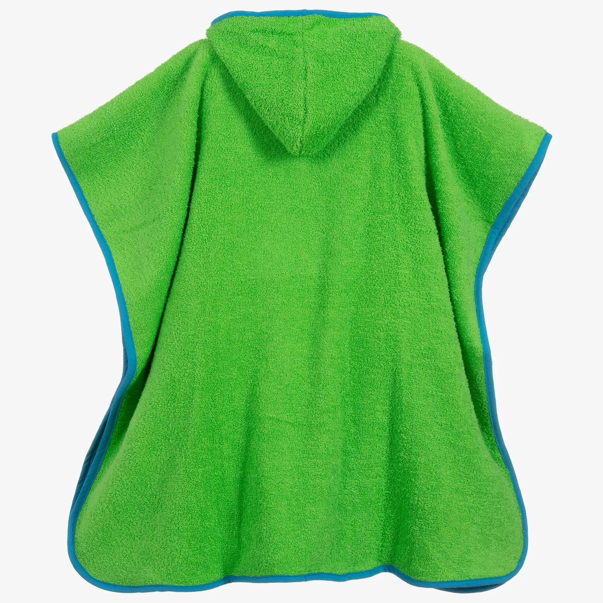 Green Cotton Turtle Poncho Towel