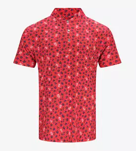 GRUNGE SKULLZ PRIME POLO - RED