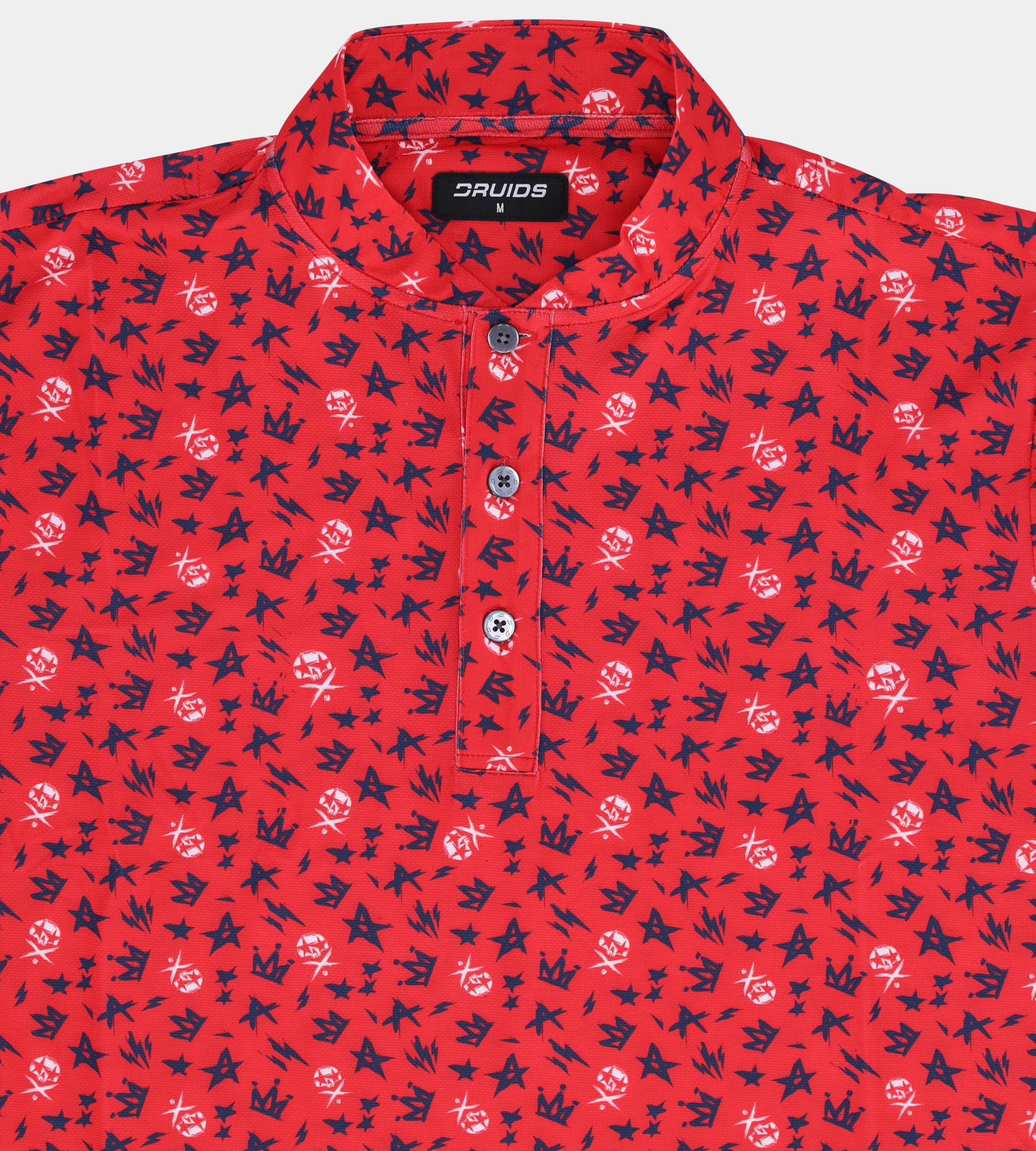 GRUNGE SKULLZ PRIME POLO - RED