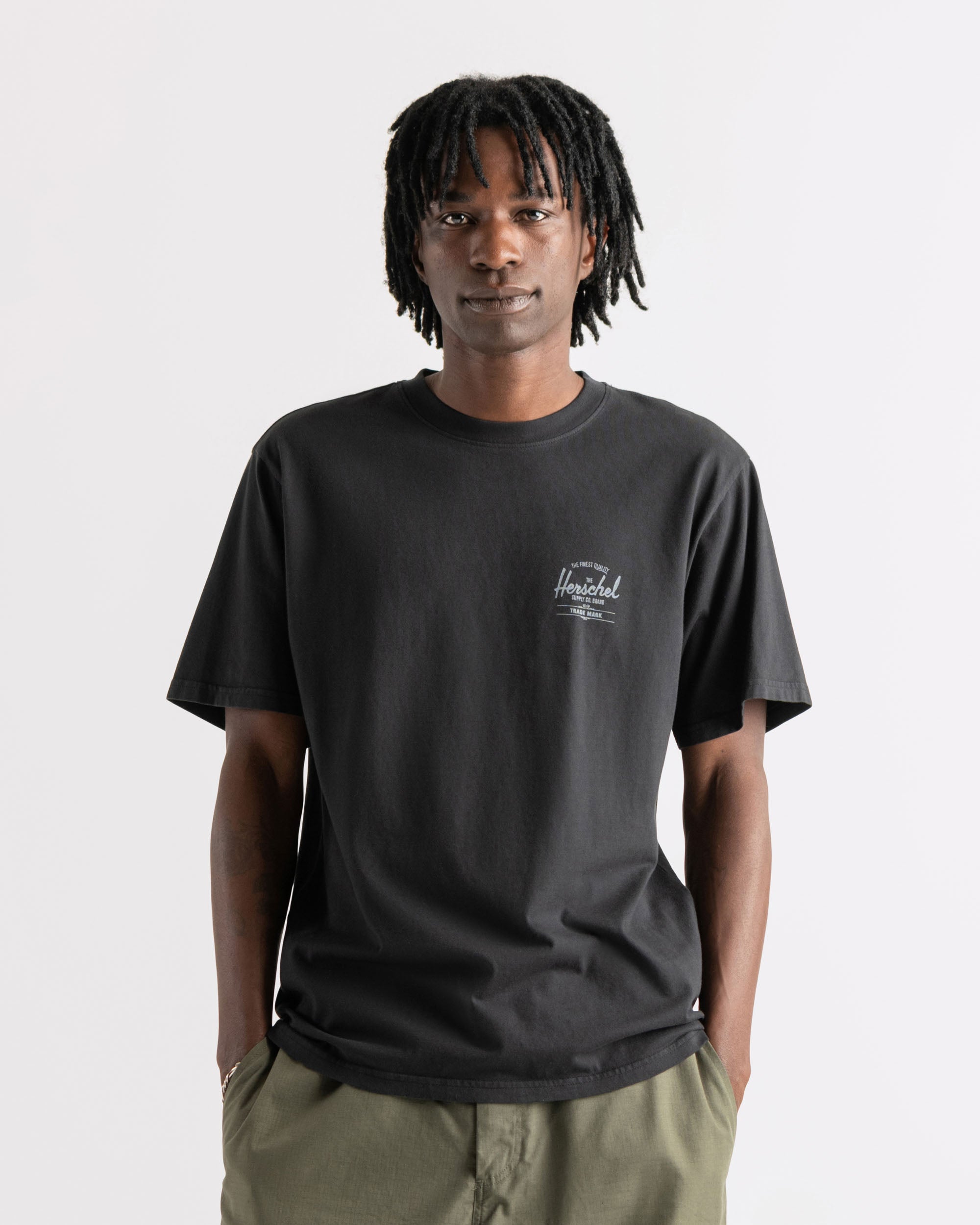 Herschel Homem Basic Tee Black/White