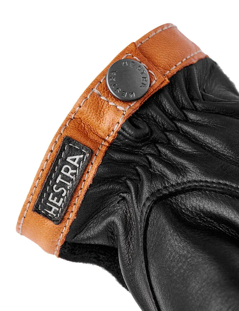 Hestra Deerskin Wool Tricot Gloves Black