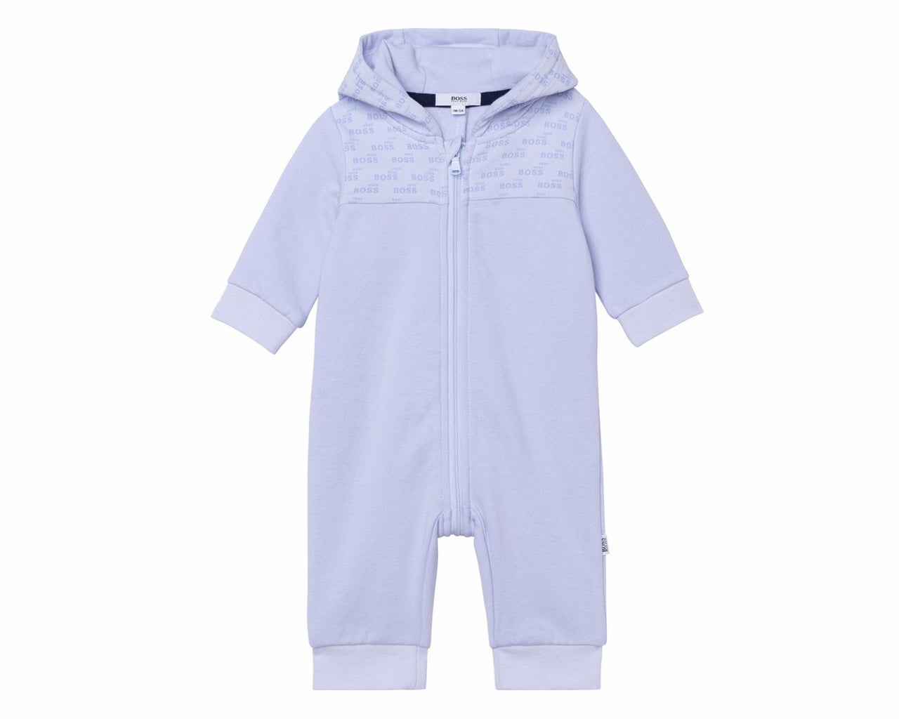 Hugo Boss Baby's J94288 771 Hooded Romper Blue