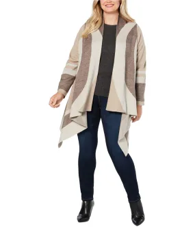 I-N-C Womens Draped Cardigan Sweater, TW2