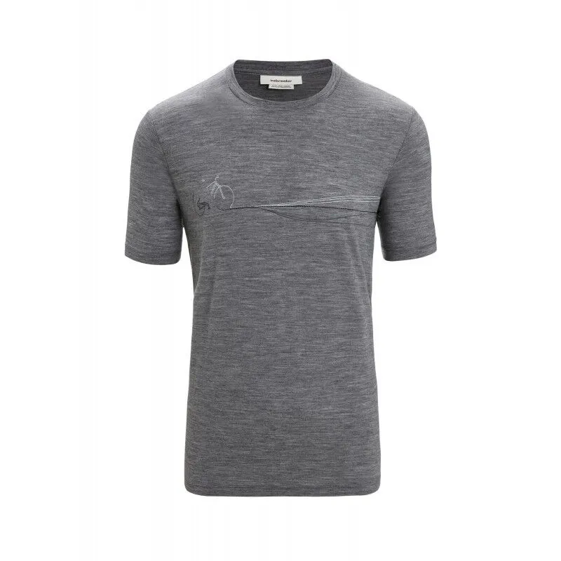 icebreaker  Tech Lite II SS Tee Cadence Paths - Maglia merino - Uomo