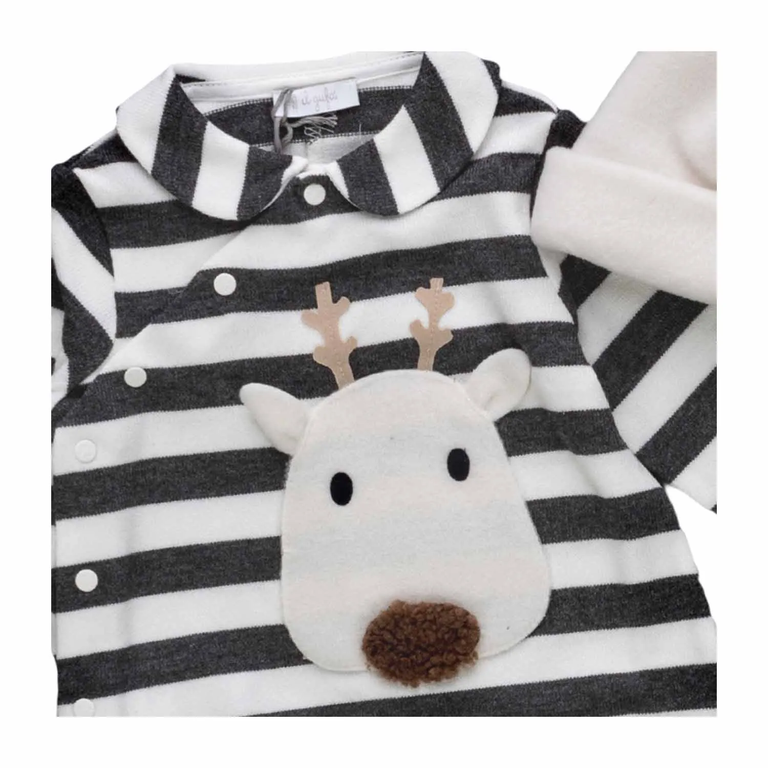 Il Gufo Baby Boy Hat And Playsuit Set