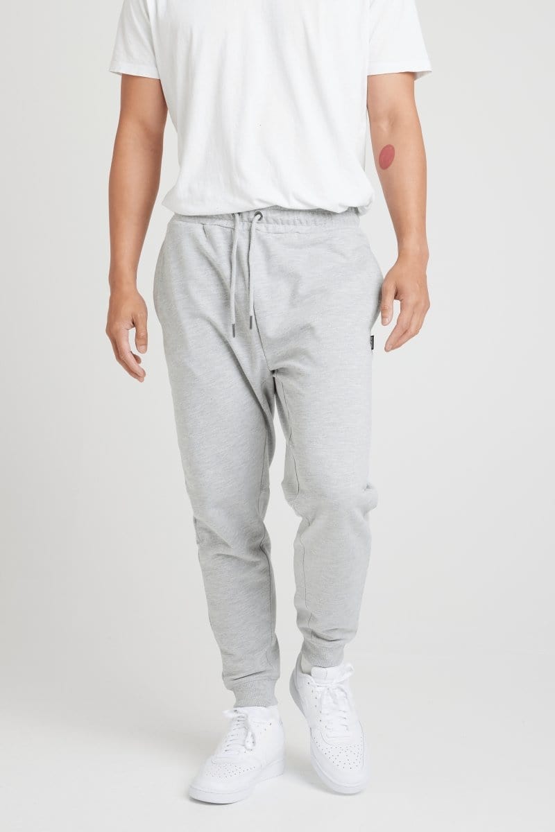 INSPORT MEN'S BOSTON SLIM FIT GREY TRACKPANTS