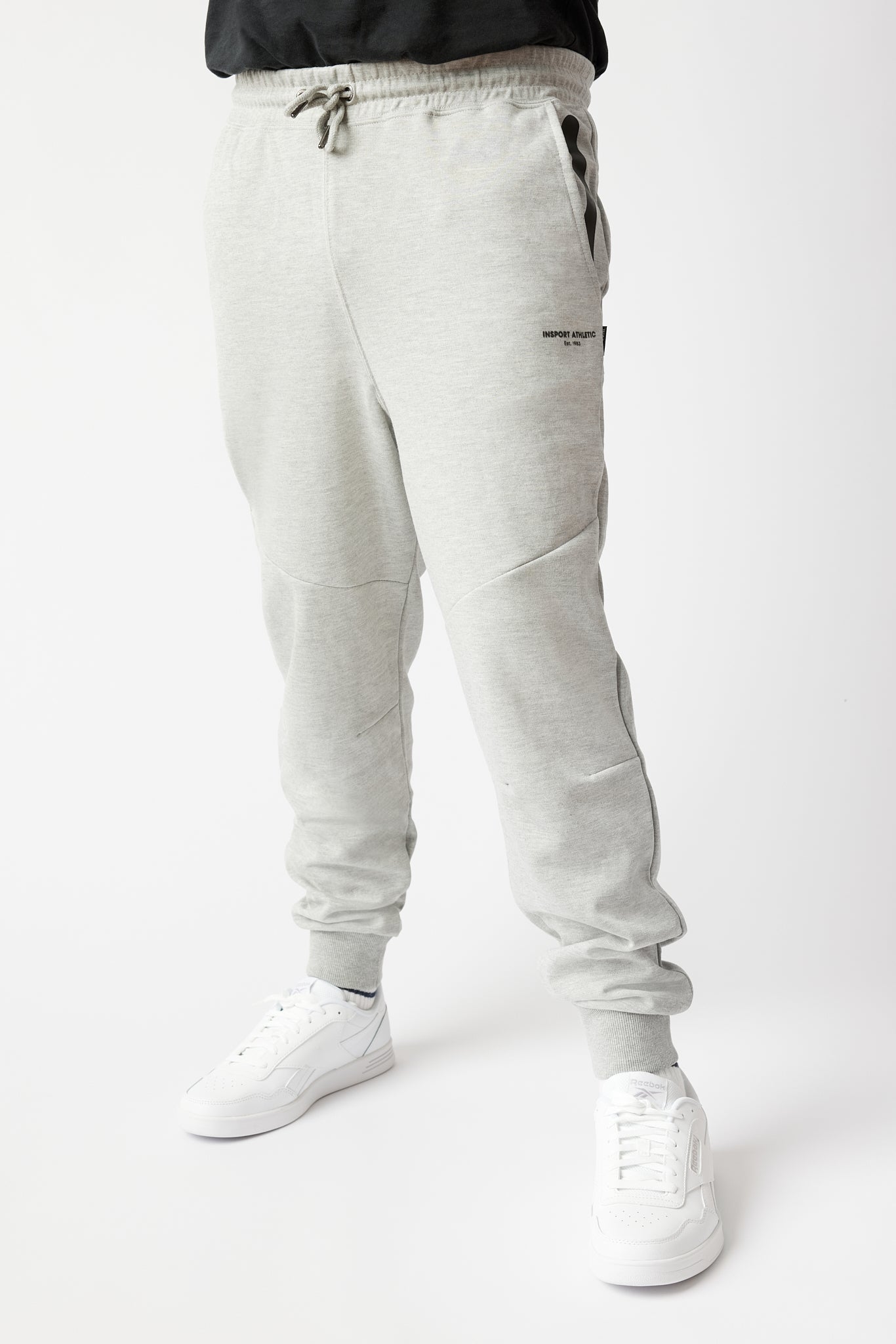 INSPORT MEN'S TEC FLEECE GREY TRACKPANT