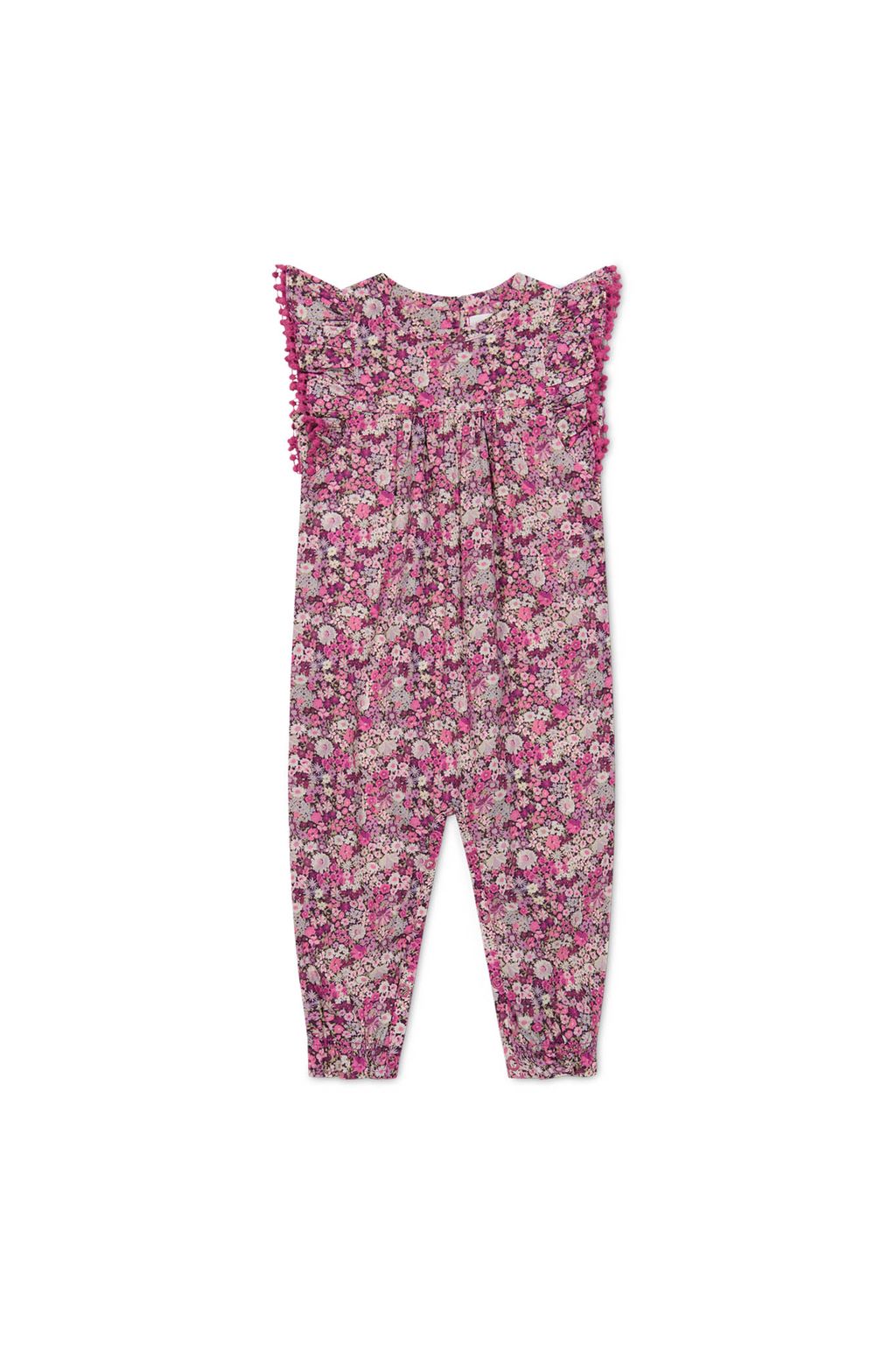 JAMIE KAY Organic Cotton Martha Playsuit - Garden Print