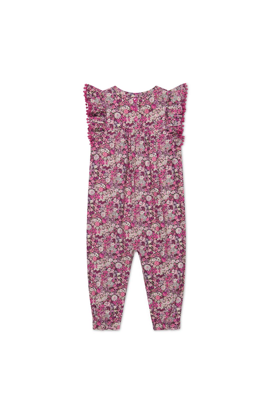 JAMIE KAY Organic Cotton Martha Playsuit - Garden Print