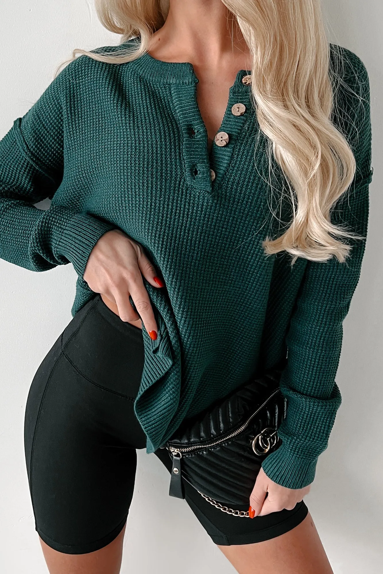 Joni Henley Sweater (Hunter)