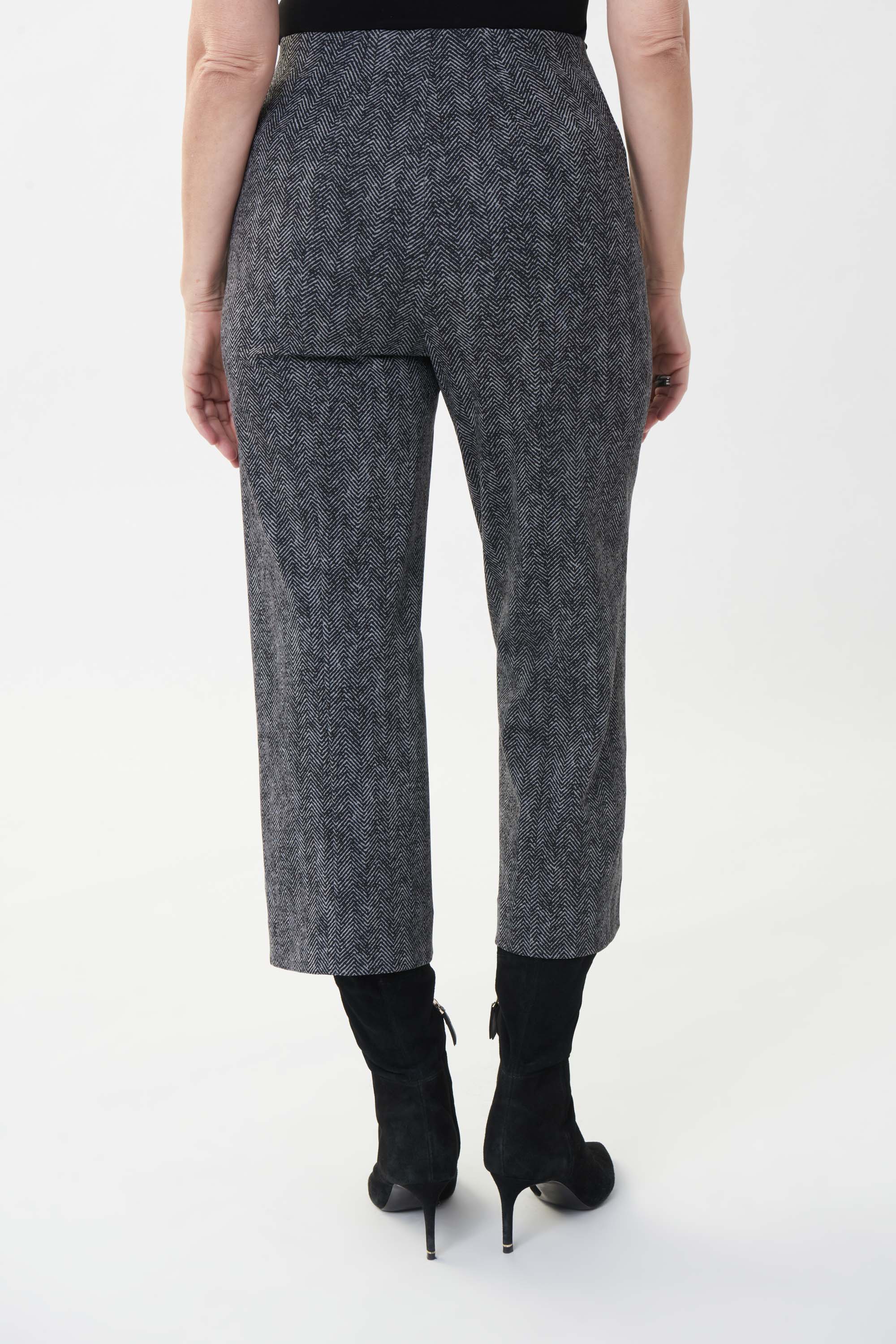 Joseph Ribkoff Herringbone Culotte Pant - 223137