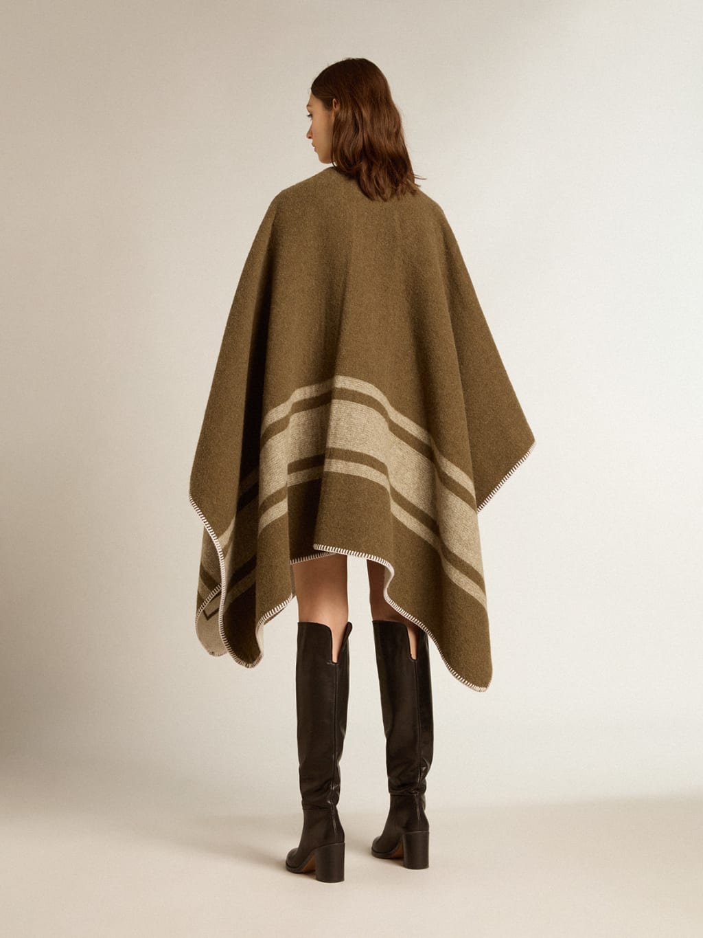 Journey Wool Reversible PONCHO