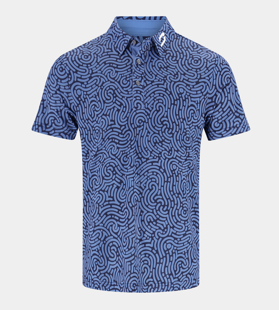 JUMBLE POLO - BLUE