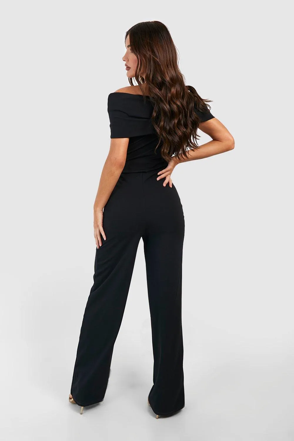 Jumpsuits | Bow Front Jumpsuit | boohoo