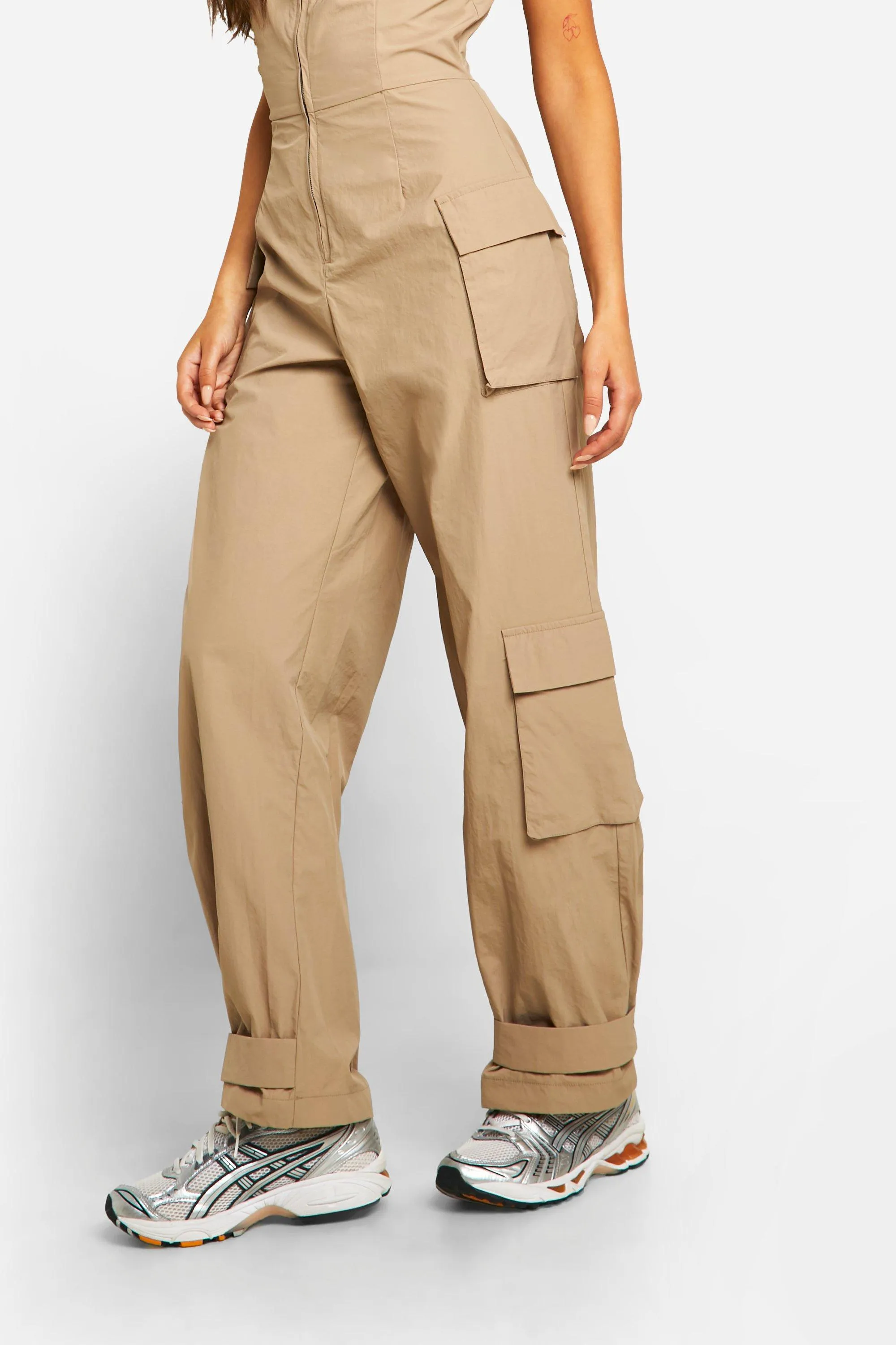 Jumpsuits | Utility Zip Jumpsuit | boohoo