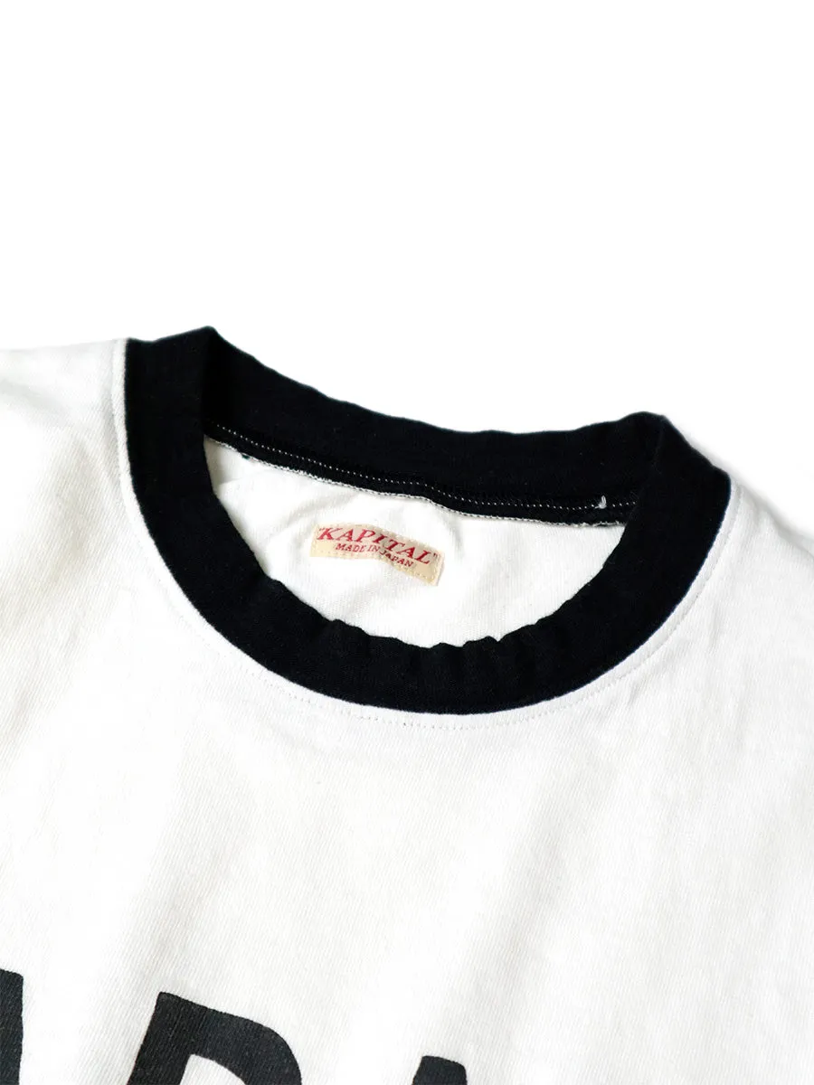 Kapital 18.5/-Tenjiku Ringer Pocket T-shirt (FARMY) Tee